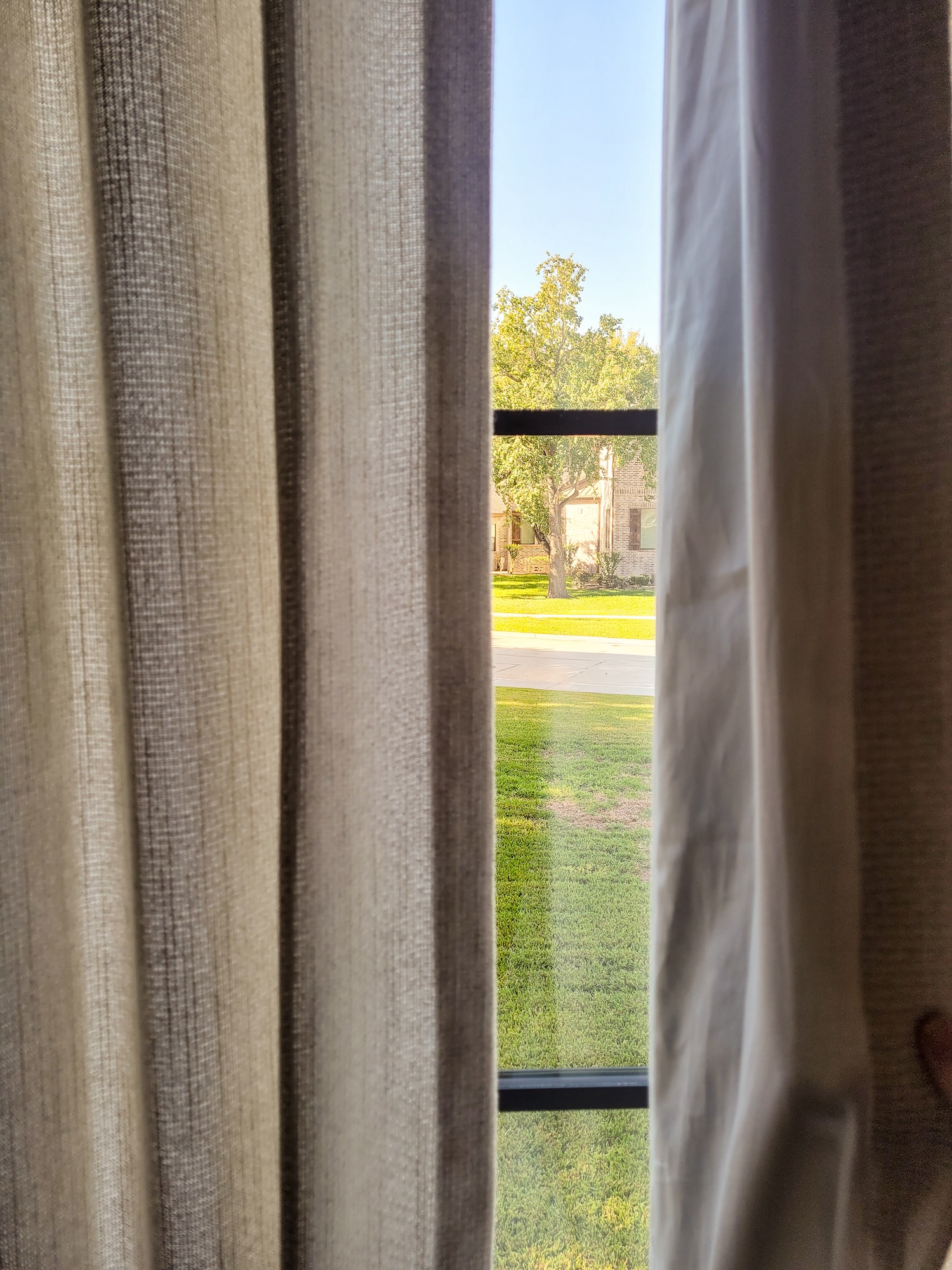 The Shady Lady Houston Privacy Lined Sheer Draper